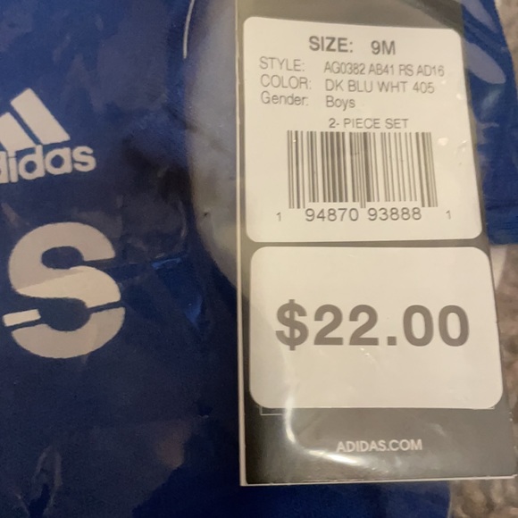SHORT SLEEVE LAP SHOULDER BODYSHIRT TWO-PACK Blue & White Multiple sizes - Picture 4 of 4